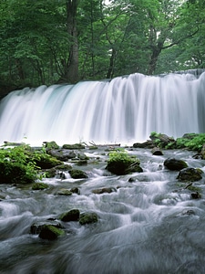 Magnificent waterfall photo