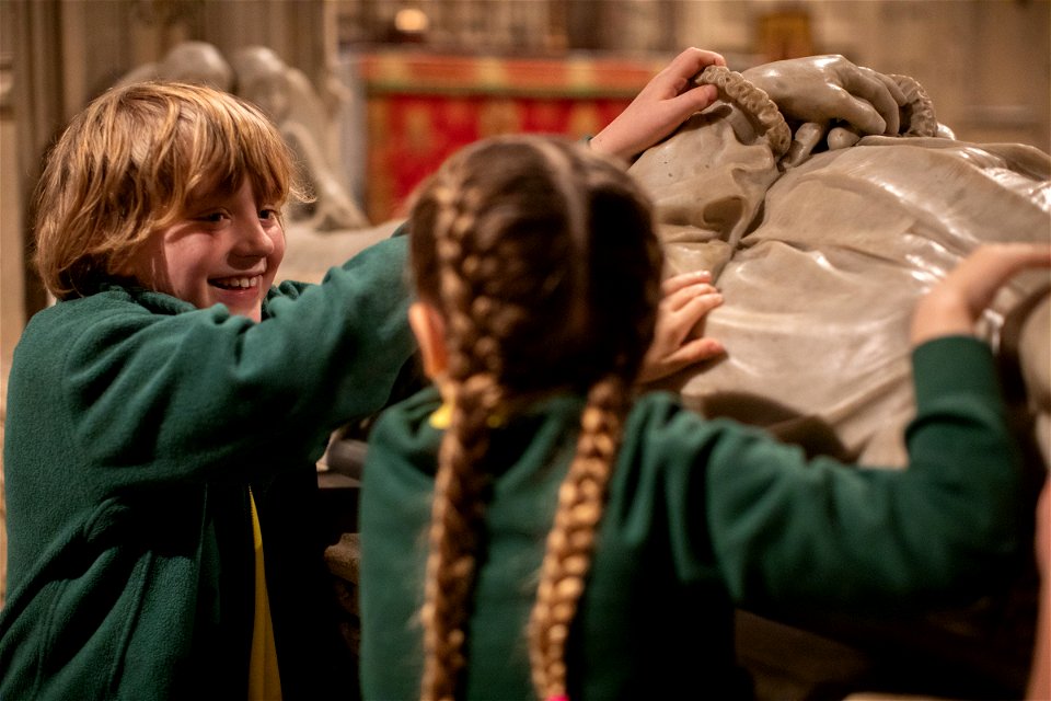 Schools workshop at Newcastle Cathedral