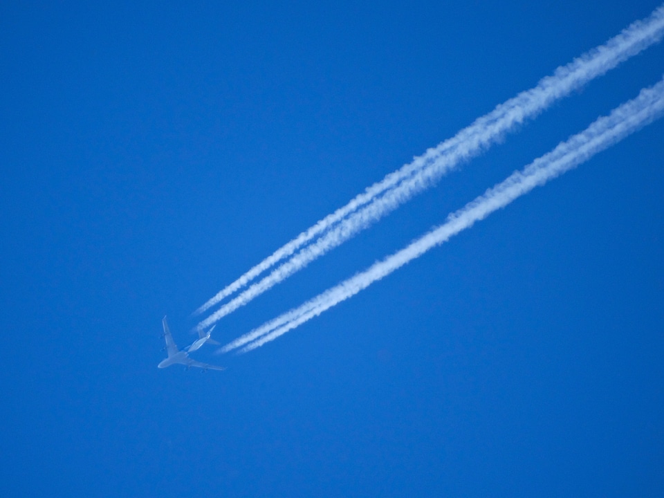 Aircraft flight tracks airline travel