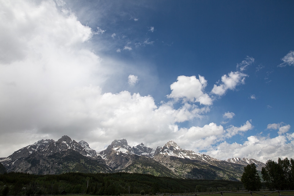 Amazing mountains in Grand Teton National Park