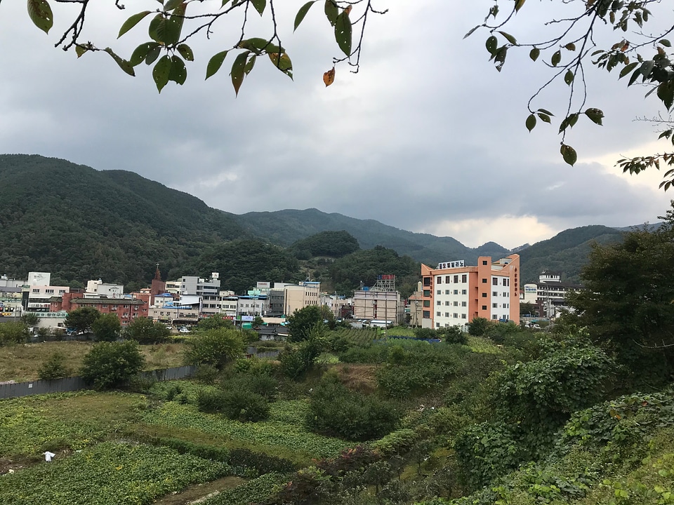 Suanbo hot spring village in North Chungcheong, South Korea