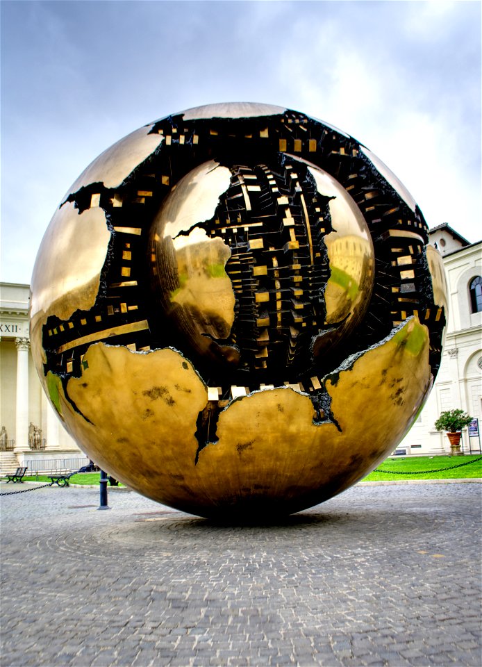 Sphere Sculpture at the Vatican, Rome