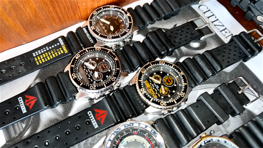 Citizen Wind Surfing Combo Diver 8946 Gold and Silver