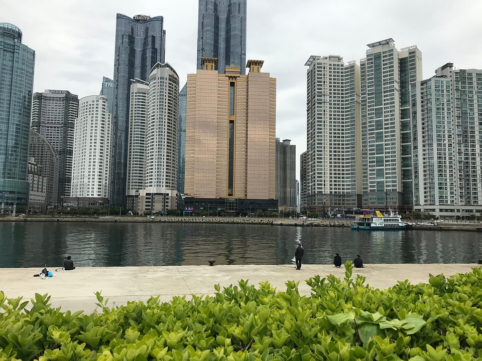 Haeundae Dongbaekseom in Busan Korea