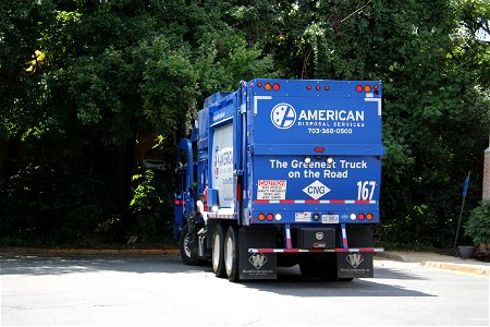 American Disposal truck 167
