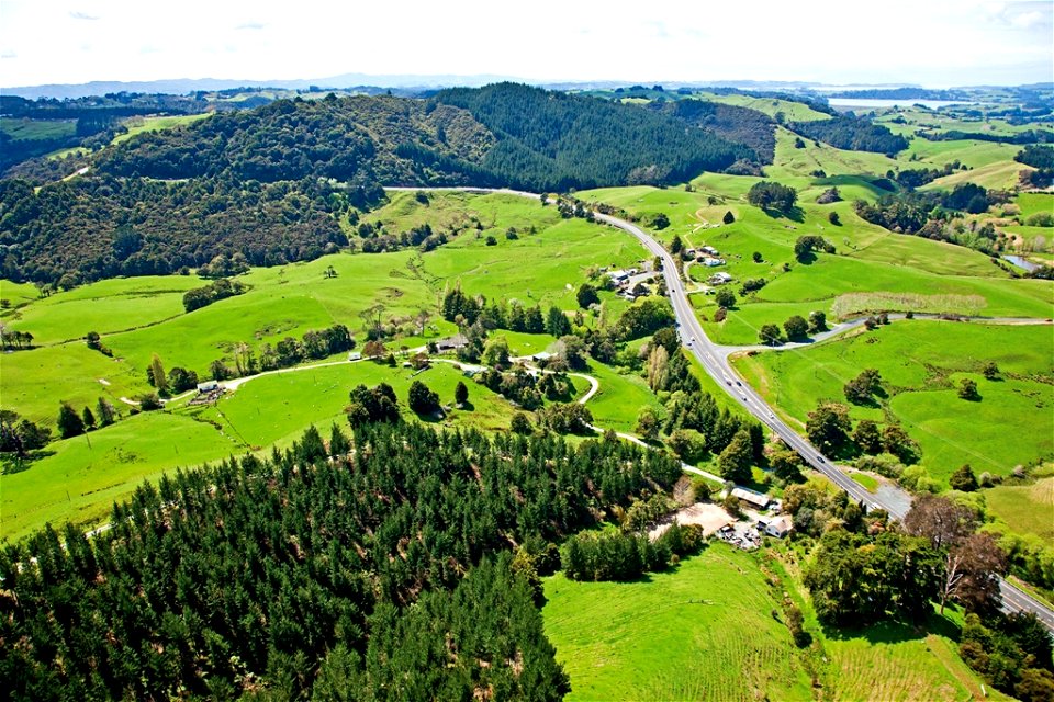 Aerial View of Schedewys Hill