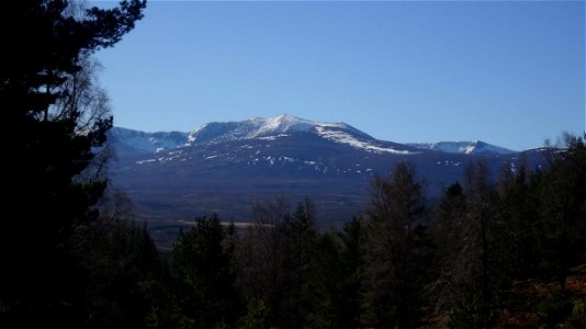 Lochnagar, seen from the path leading to Princess Alice's Cairn