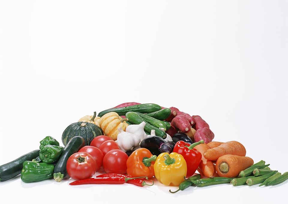 group of fresh vegetables