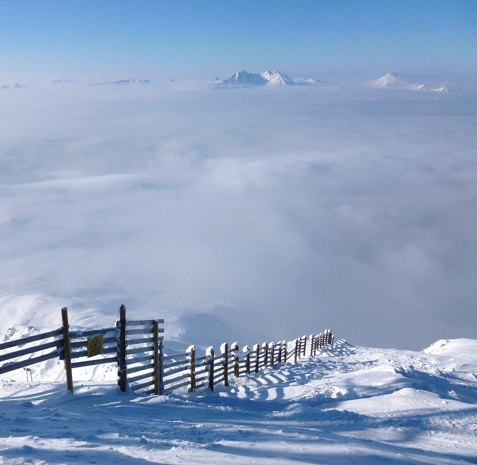 top of mountains Alps