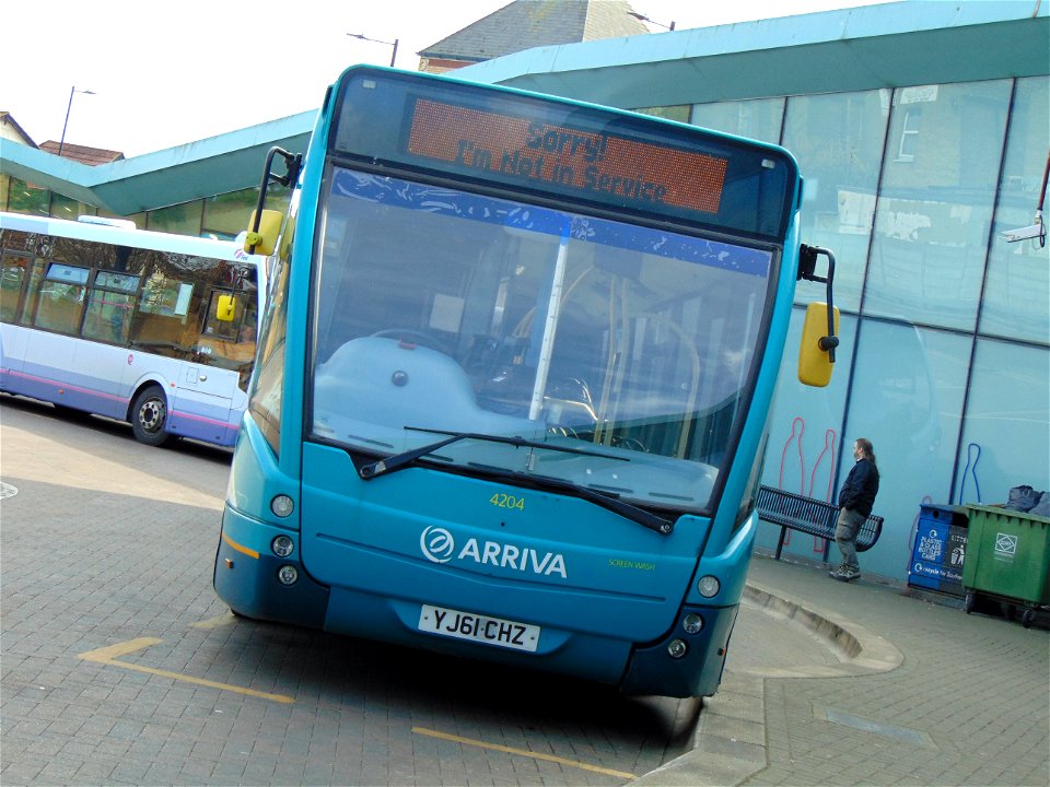 Arriva Kent Thameside (Southend) Optare V1110 Versa - 4204 - YJ61 CHZ