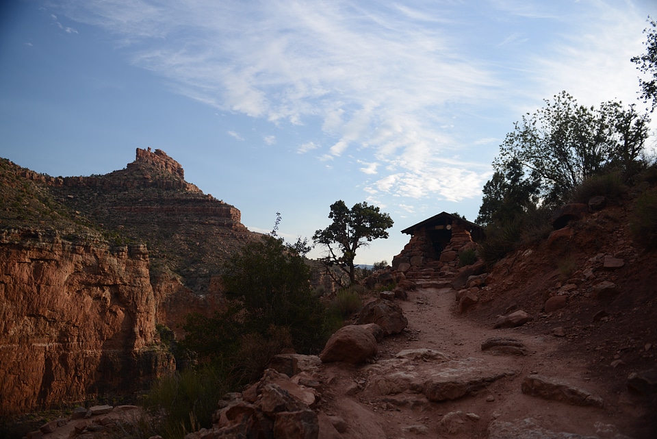 Bright Angel trail in Grand Canyon National Park