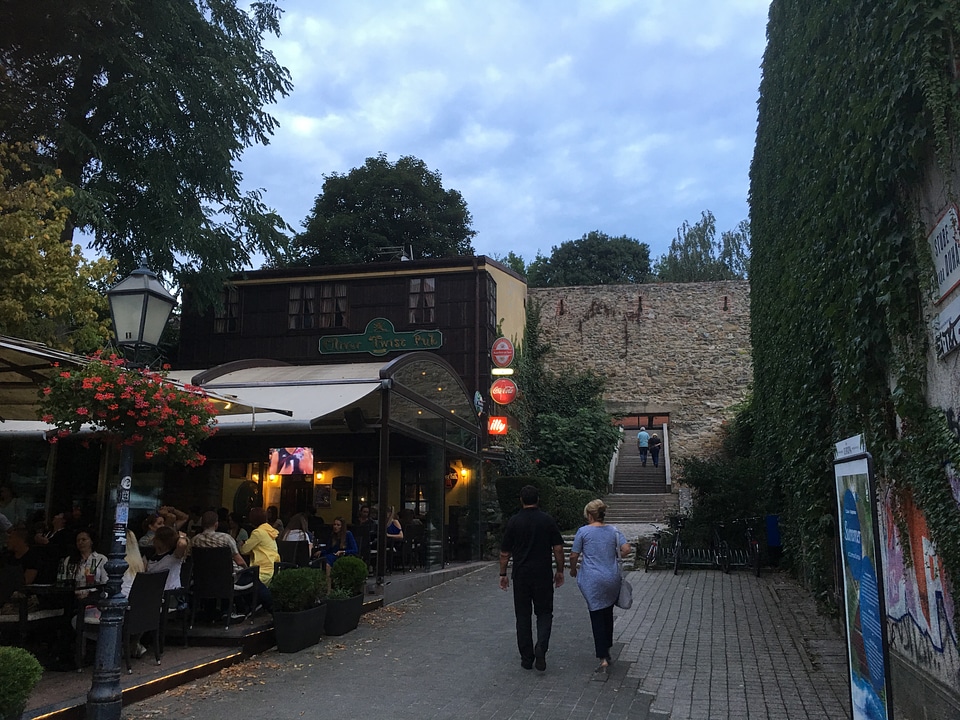 Street restaurant in Croatia