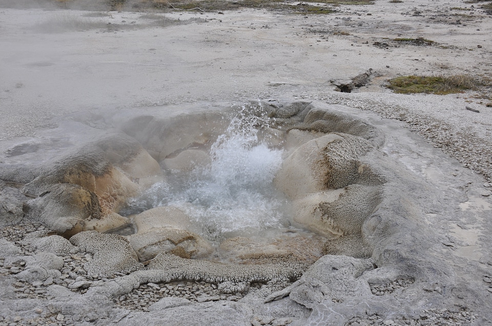 Blue Geyser Pool at Yellowstone