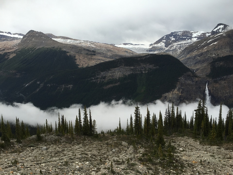 The Iceline Trail in Yoho National Park, Canadian Rockies