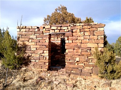 Historic homestead on the Kiowa National Grassland