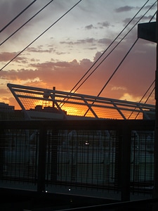 Sunset on Bridge photo