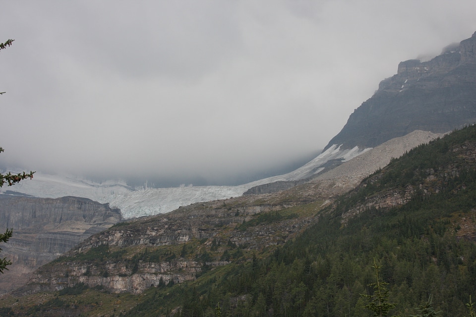 Beautiful mountain panorama of Rocky Mountains