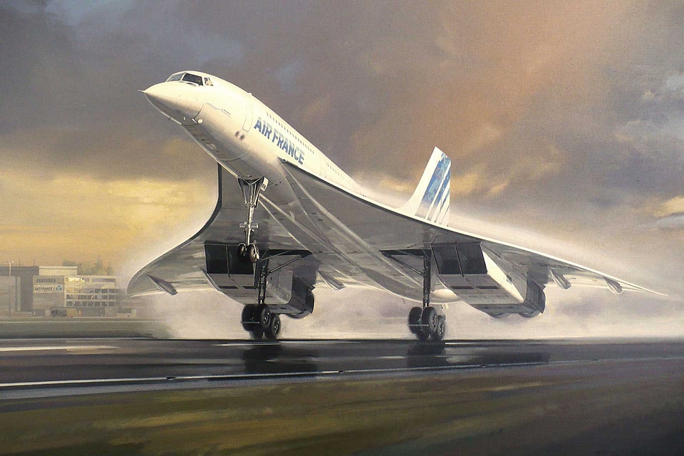 Take-off of Concorde