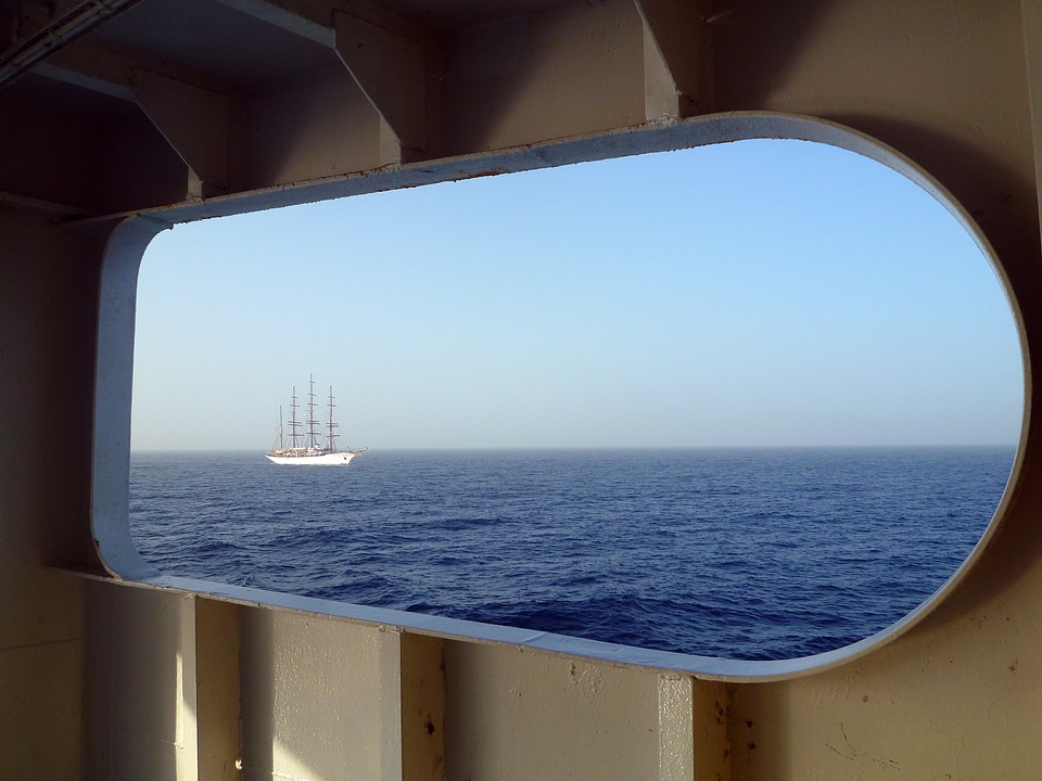 Ships sailing boat greece