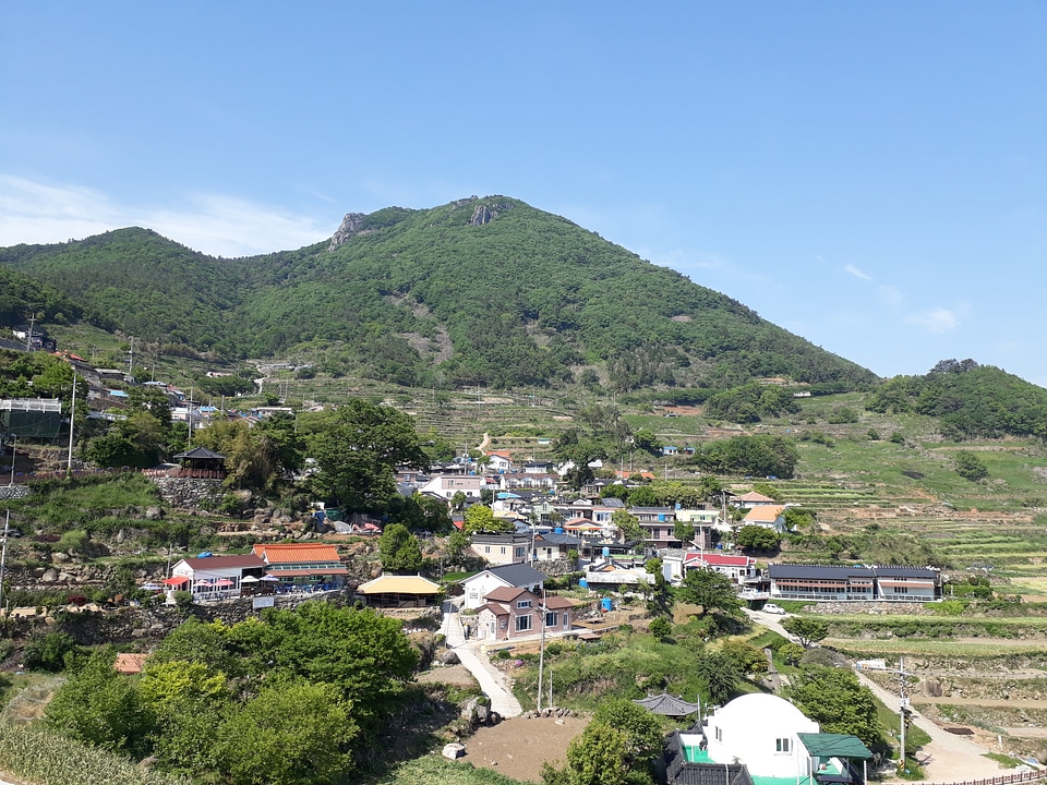 Darangee Village in Namhae South Korea