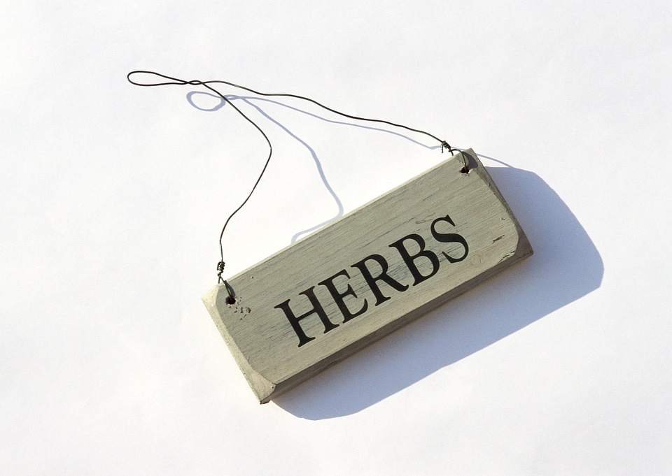 Fresh Herb in the Garden sign