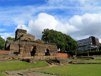 Jewry Wall and Roman Baths photo