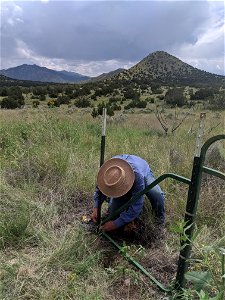 Repair Work to Quail habitat fencing