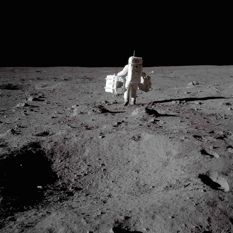 humanity stepped foot on another celestial body