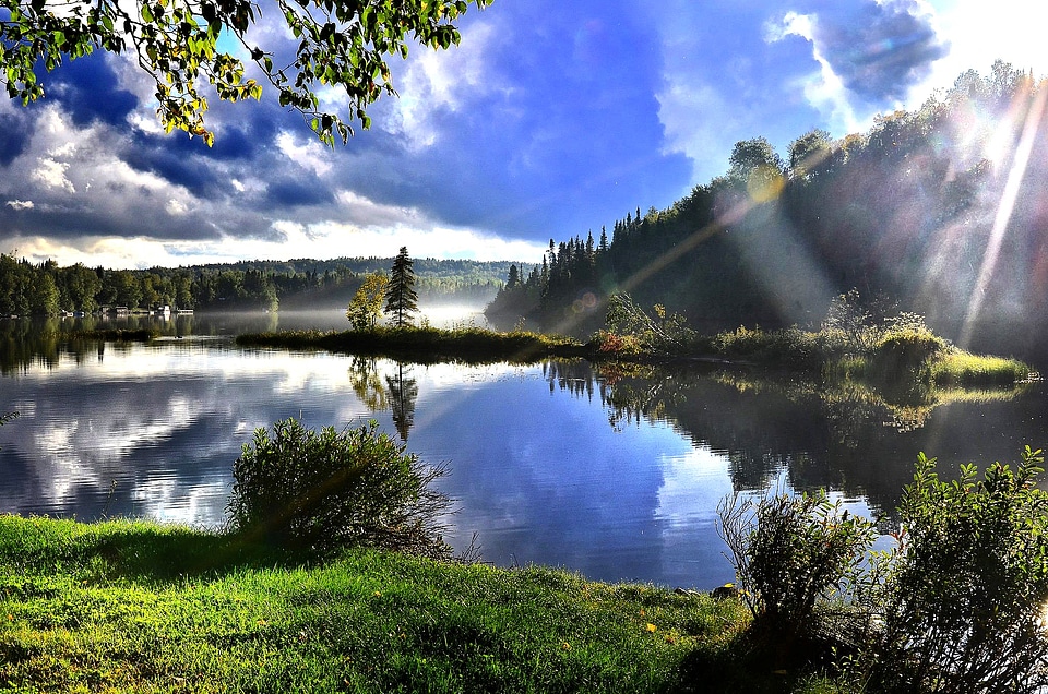 Autumn Sunset in the wild