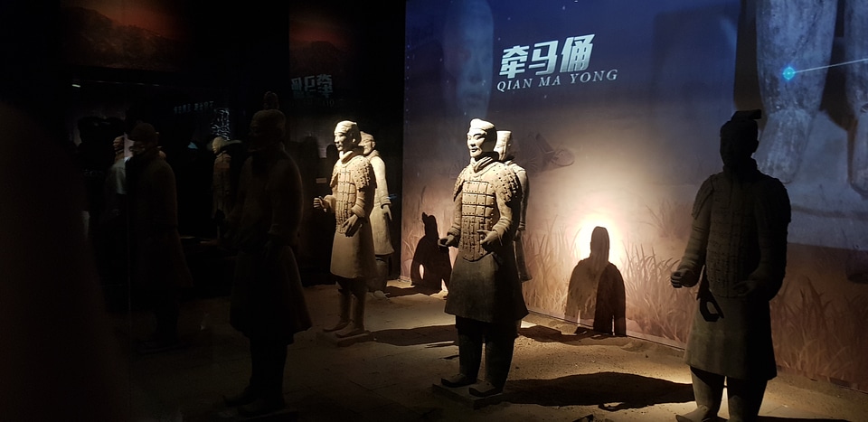 The famous terracotta warriors of XiAn, China