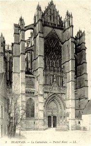 Beauvais.Cathédrale Saint-Pierre de Beauvais.Portail Nord