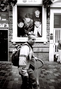 Cleaning Mathew Street