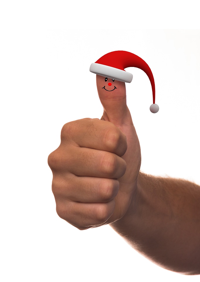 Cap finger smile