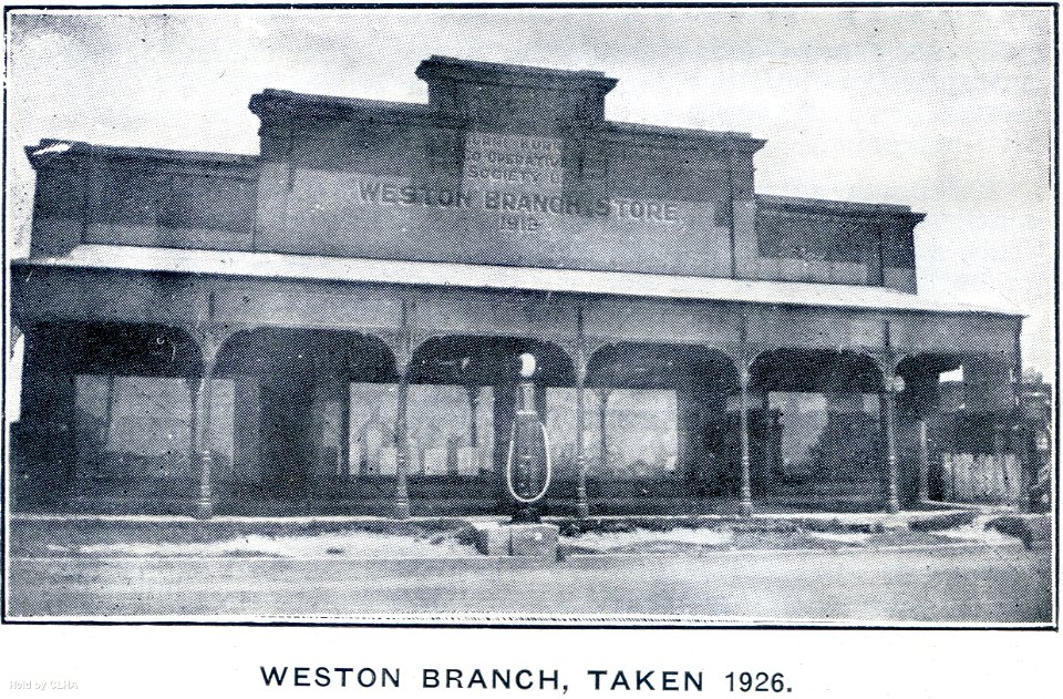 Weston Branch Store, Kurri Kurri Co-operative Society Ltd, Weston, NSW, taken 1926,