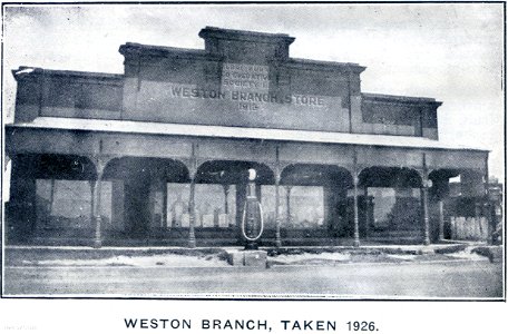 Weston Branch Store, Kurri Kurri Co-operative Society Ltd, Weston, NSW, taken 1926,