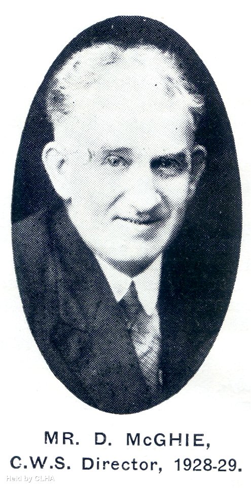 Mr D. McGhie, C.W.S. Director, 192891929