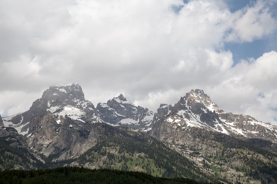 Amazing mountains in Grand Teton National Park