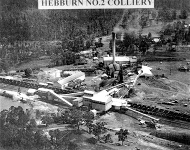 Hebburn No. 2 Colliery aerial view, Kurri Kurri, [n.d.] photo