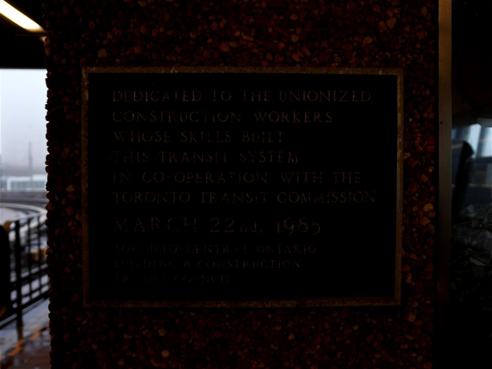 Sign at Kennedy.