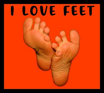 I LOVE FEET photo