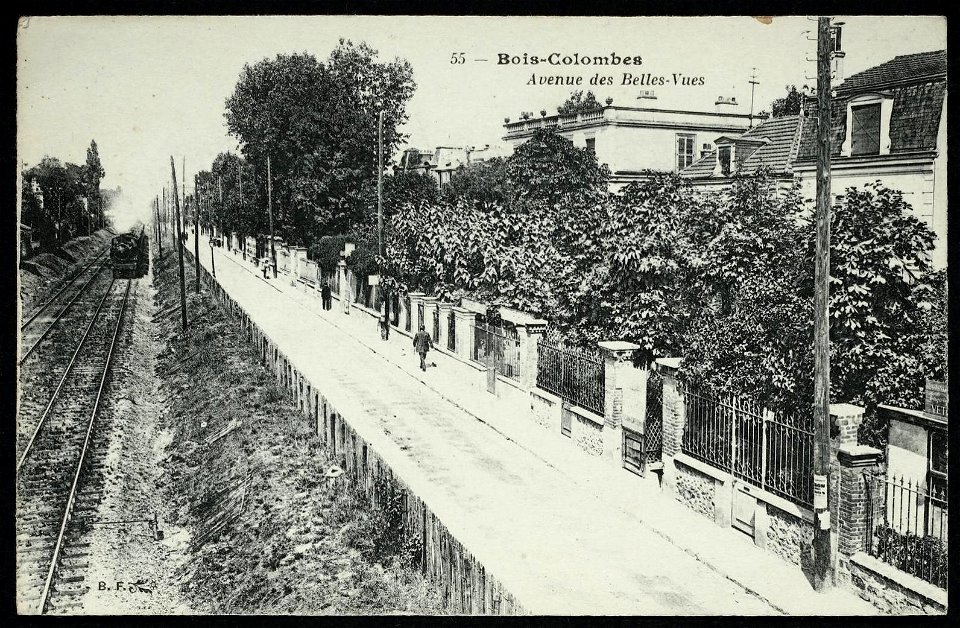 Bois-Colombes.Avenue des Belles-Vues
