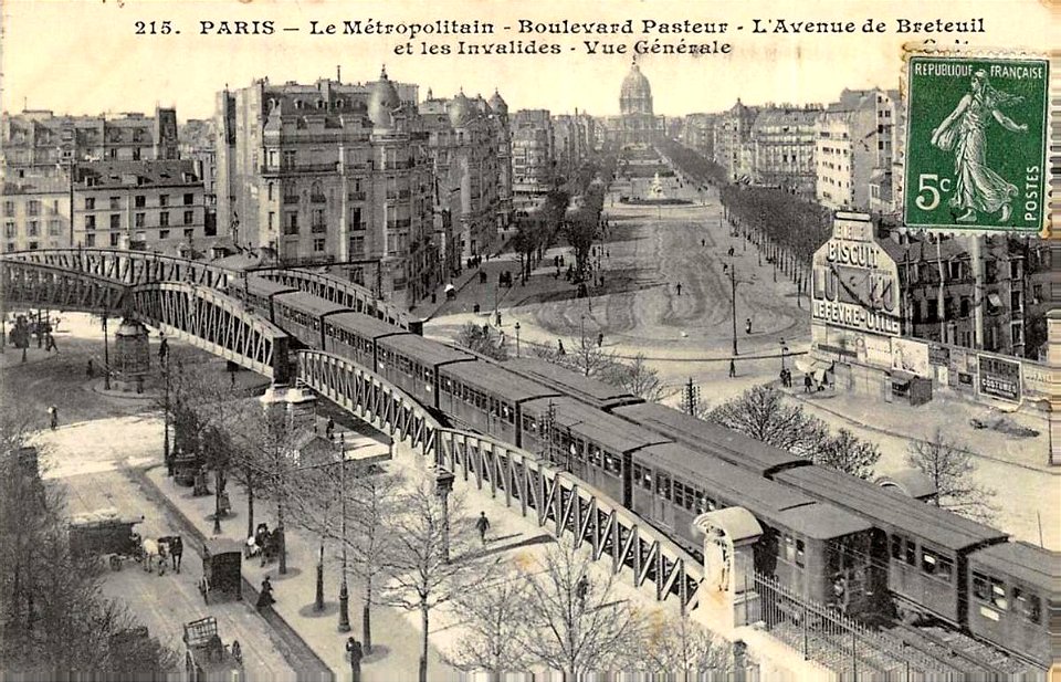 Paris.Métropolitain.Boulevard Pasteur