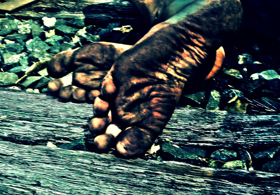 Timi's Dirty Black Feet