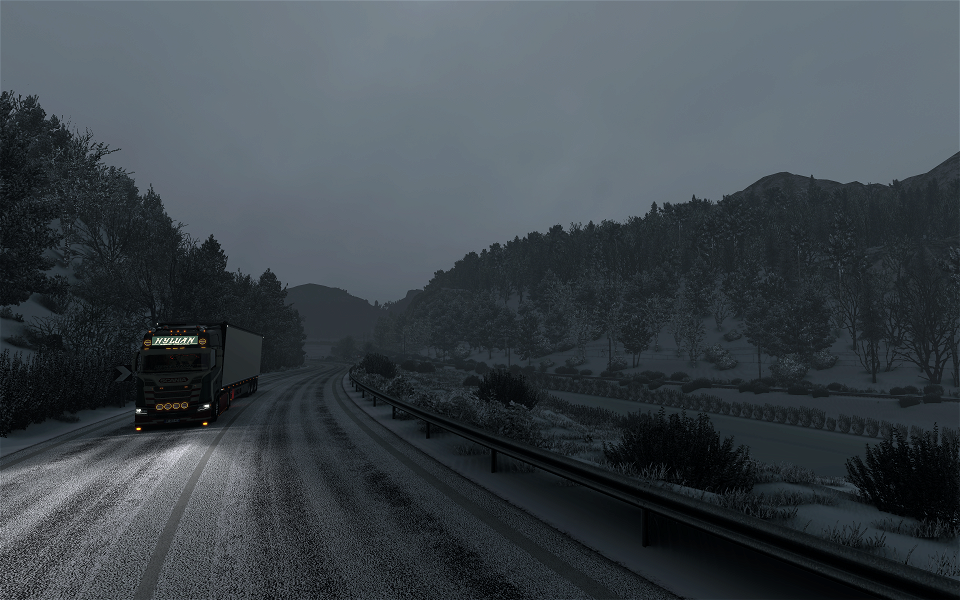 Snow storm in Italia