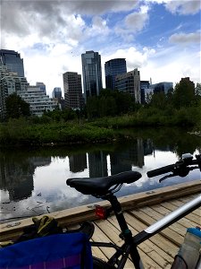 After the rain comes the bike ride