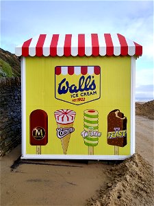 Ice cream kiosk photo
