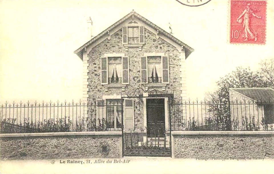 Le Raincy.Allée du Bel-Air