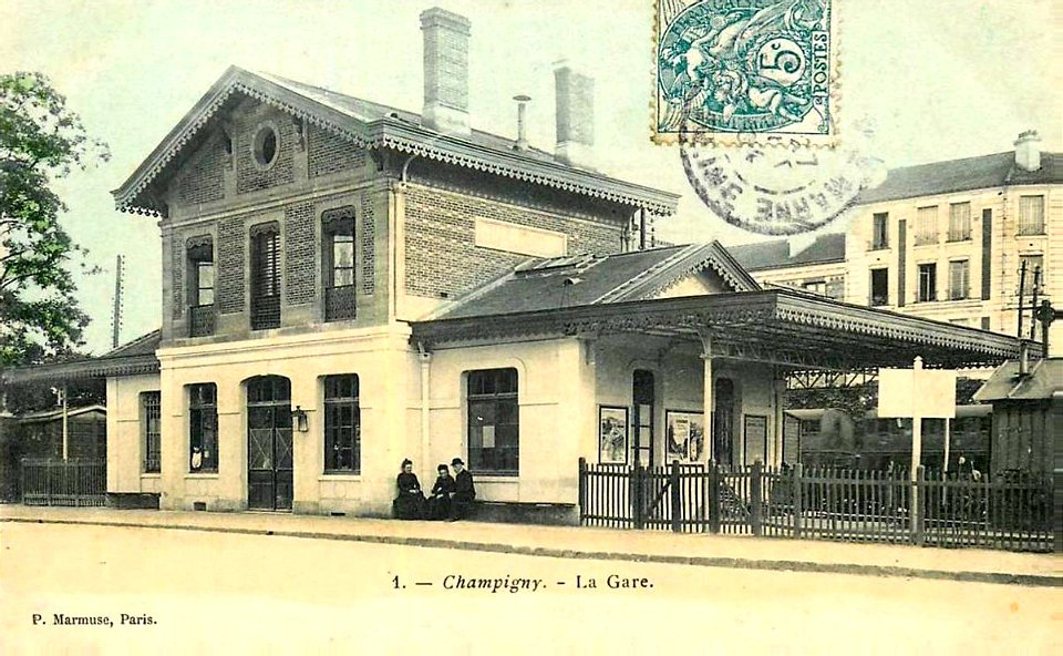 Cerisy-la-Forêt.La gare