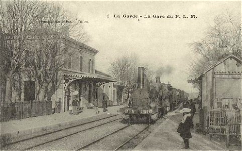 La Garde.La gare du P.L.M
