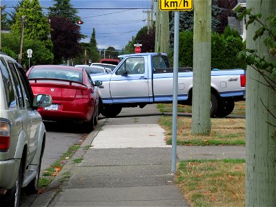 Bad Parking in Esquimalt, British Columbia
